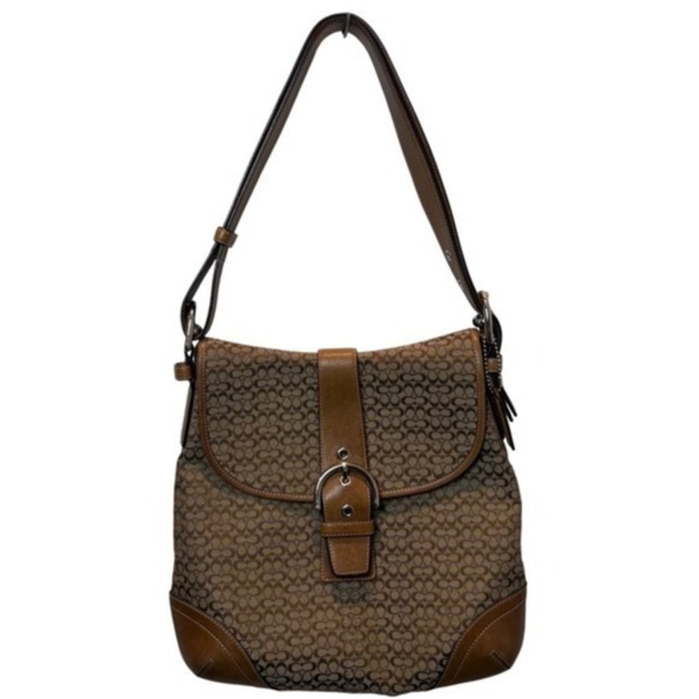 Vintage‎ Coach Soho Signature C Flap Convertible Shoulder Crossbody Bag 6376 Y2K